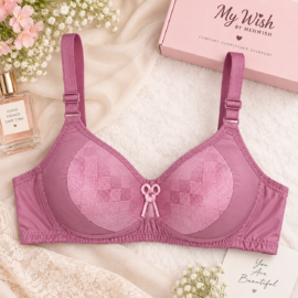 Women’s Printed Panel Padded Bra