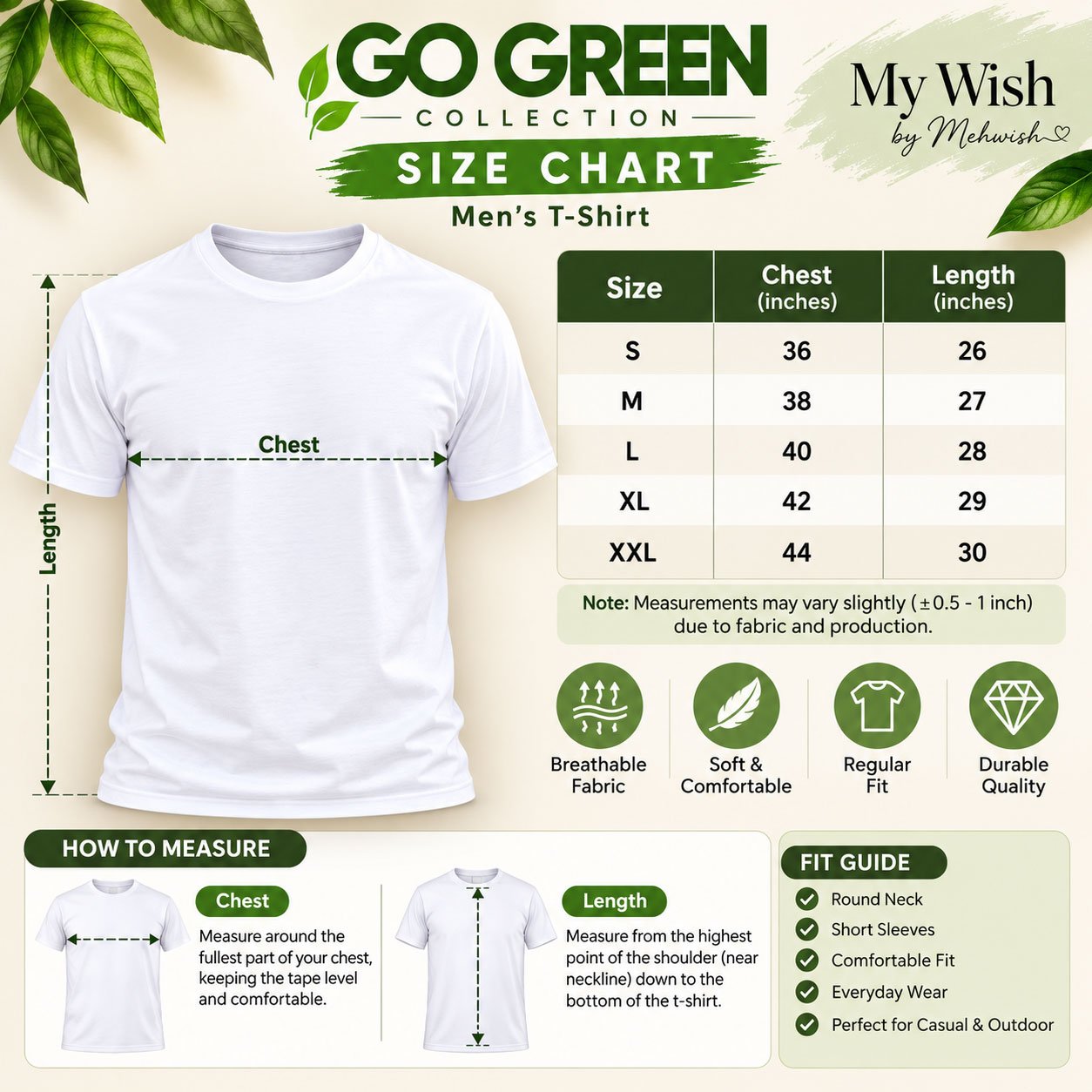 Men’s Go Green DTF Printed T-Shirt - Image 10